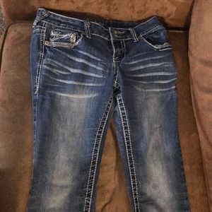 Jeans with sparkles